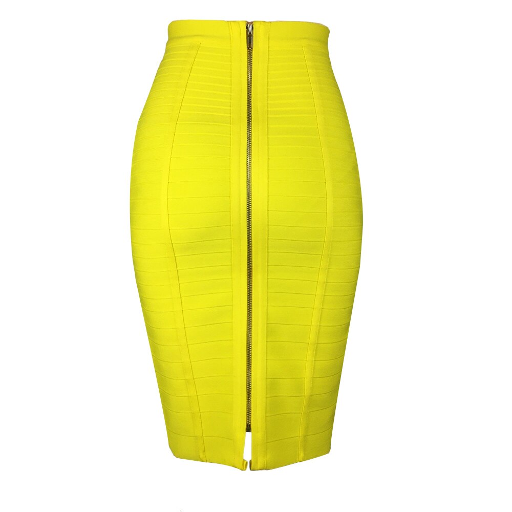 Women's Zipper Bandage Skirt